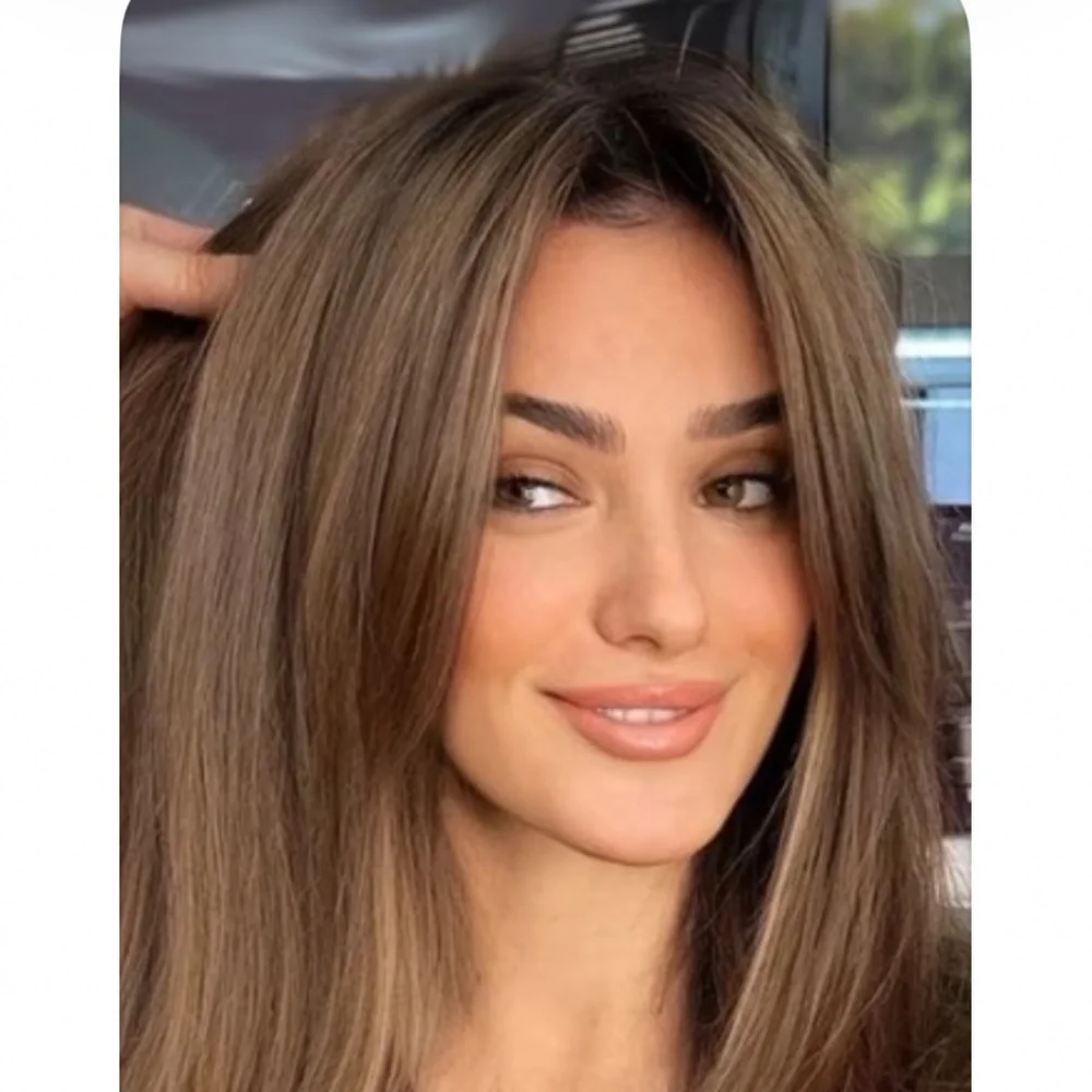 Women's Lace Hair Topper with Large Base & 20”  Long Straight Synthetic
